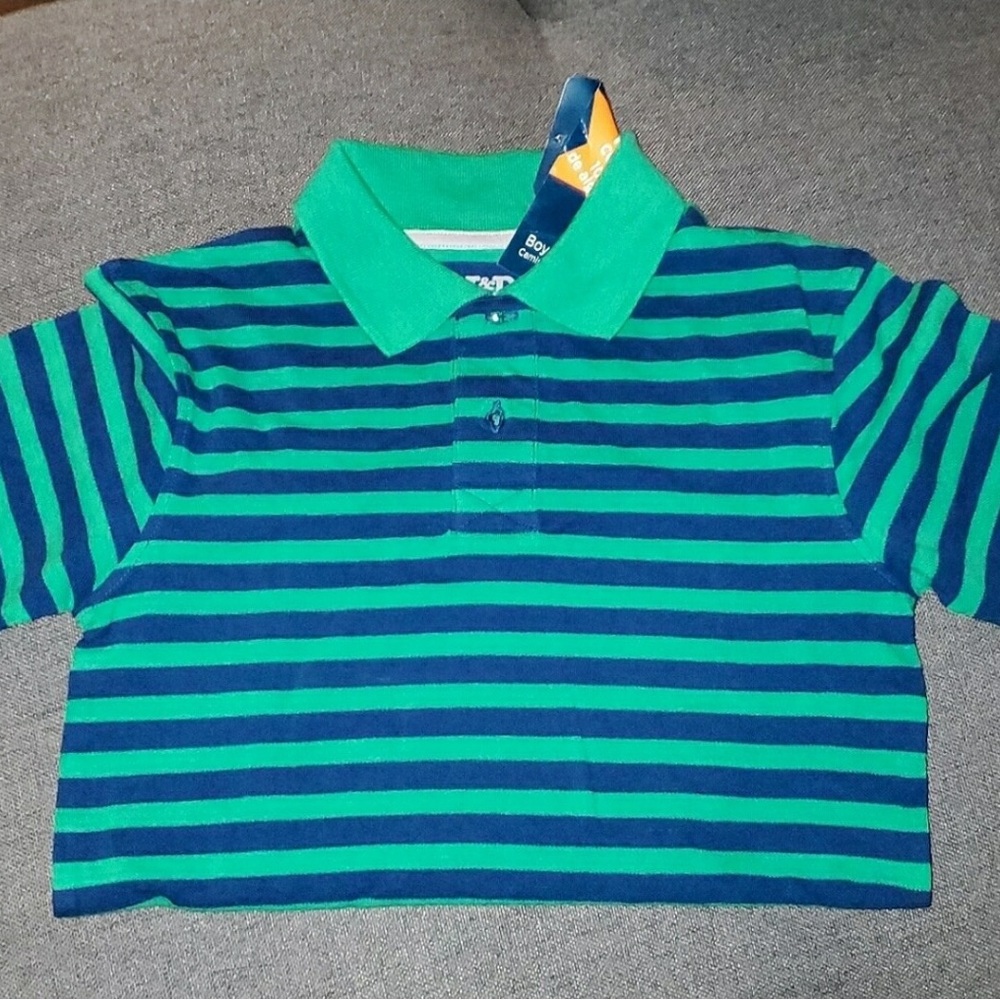 Boy’s Striped Polo T-Shirt